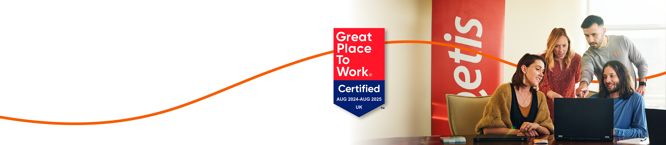 Great place to work with image of colleauges